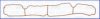 CHRYS 4884883AA Gasket, intake manifold